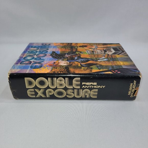 Piers Anthony Double Exposure Hardcover Book Club Apprentice Adept Fantasy Book - Picture 2 of 3
